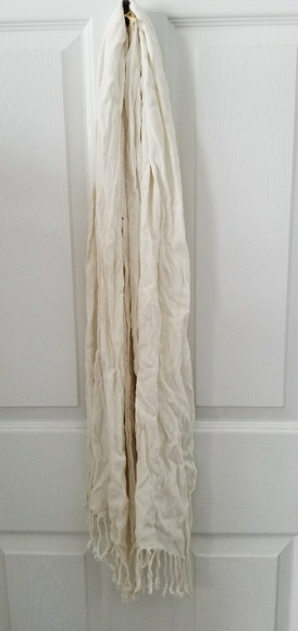 White Tassel Scarf - Picture 1 of 1